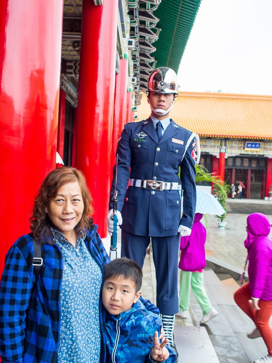 We went to check out Taiwanese guards